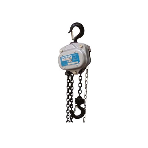 Garrick Industrial Chain Block Load Limited 0.5T (500kg) x 3m Lift