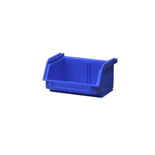 Ezylok LP4 Louvred Panel & 72 Pieces Size 6 Plastic Bin - Blue Colour