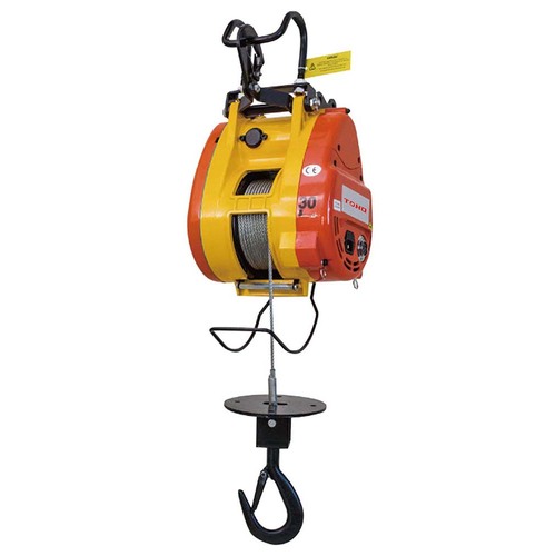 Toho TBH250 Compact Wire Rope (Builders) Hoist - 250kg Capacity
