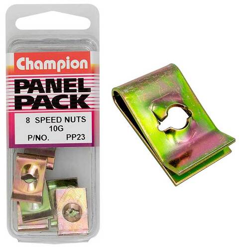 Champion Captive Nut 20.00 x 12.90 x 4.15mm PP23 - Box of 24 (3 Packs of 8)