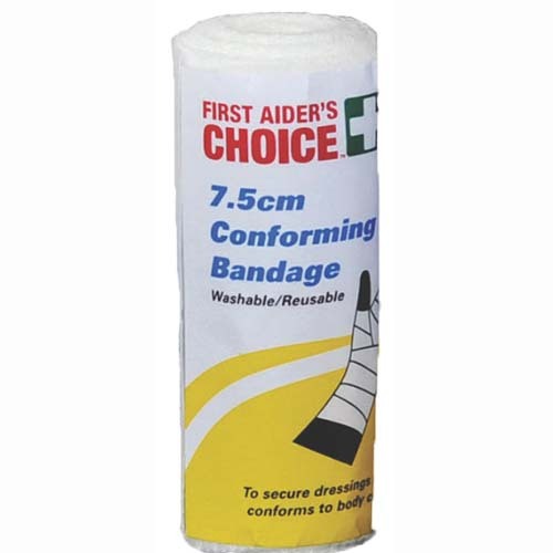 First Aiders Choice Conforming Bandage 7.5cm x 1.8m