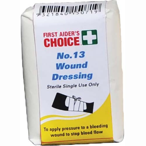 First Aiders Choice Wound Dressing No. 13