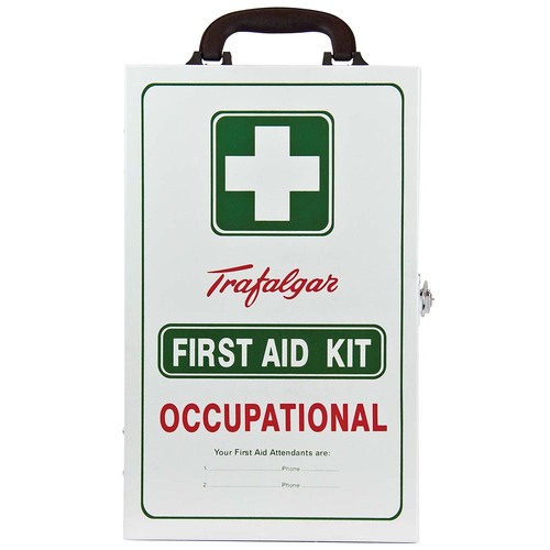 Trafalgar Wallmount Metal National Workplace First Aid Kit