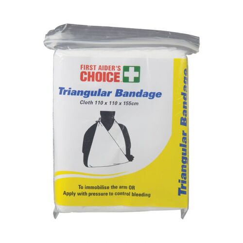 First Aiders Choice Triangular Cloth Bandage 110 x 155cm