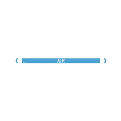 Brady Pipe Marker Air White/Light Blue 40-75mm O.D. - 10/Pack