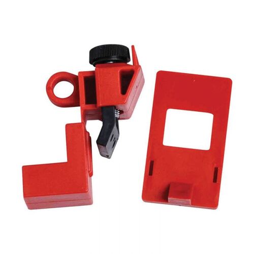Brady No Hole Single Pole Circuit Breaker Lockout Small