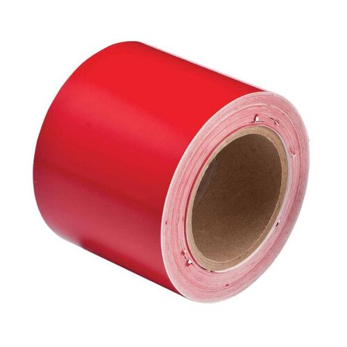 Brady Pipe Banding Tape 100mm x 27m - Red