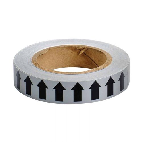 Brady Arrow Tape 25mm x 27m - Black/Grey