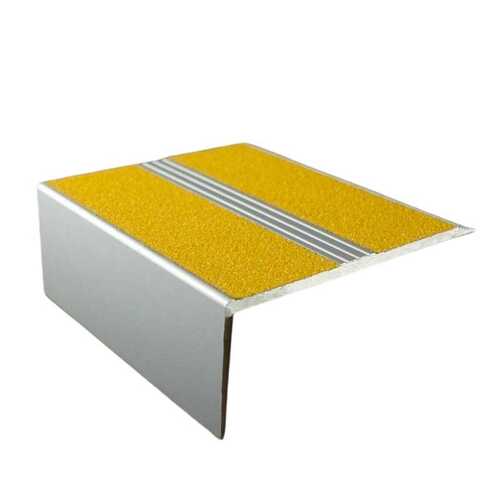 Brady SafeLine Twin Safety Stair Edging - 30mm Extrusion 900 x 71mm Yellow
