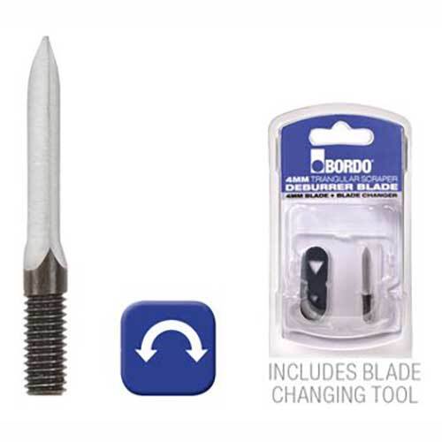 Bordo C40 4mm Triangular Scraper Blade & Changer - 6411-C40S