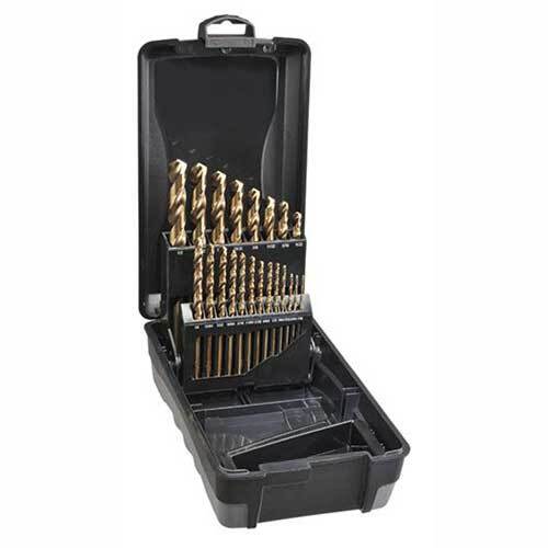Saber 8013-F5 HSS-Co5 (Cobalt) Jobber Drill Set 1/16 - 1/4", 21pieces - ABS