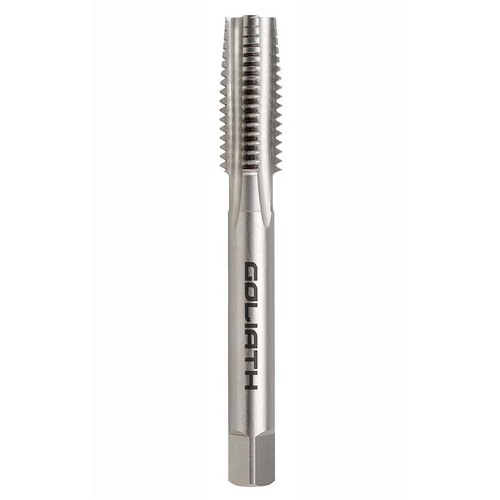 Goliath B201MA4 1/4" x 26 BSB Straight Flute Tap - Brass Taper HSS Bright