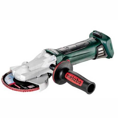 Metabo 18V 125mm Flat Head Angle Grinder With Quick Locking Nut In MetaLoc II Case - Tool Only