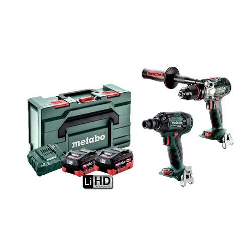 Metabo 18V Brushless LTX Hammer Drill & Impact Wrench Kit - AU68202155