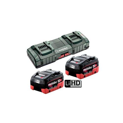 Metabo 5.5 LiHD DUO KIT - LiHD ASC 145 Duo Starter Pack & ASC 145 Charger