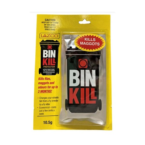 Lazco Outdoor BinKill 10.5g - Kill Flies and Maggots in your Bin