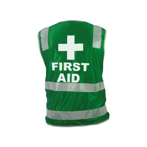 Brady First Aid Safety Vest, Small