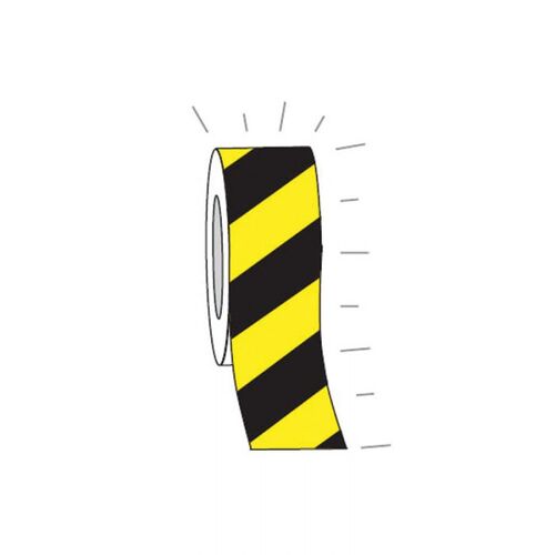 Brady Class 1 Ultra-High Intensity Exterior Tape 50mm Black/Yellow