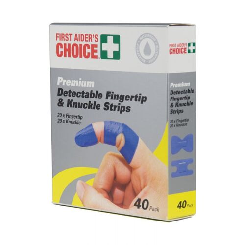 First Aiders Choice Blue Waterproof Strips Assorted
