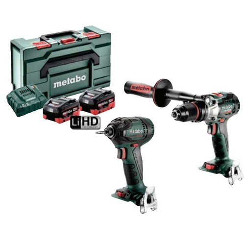 Metabo 18V 8.0Ah Brushless LTX Hammer Drill & Impact Driver Kit - AU68203080