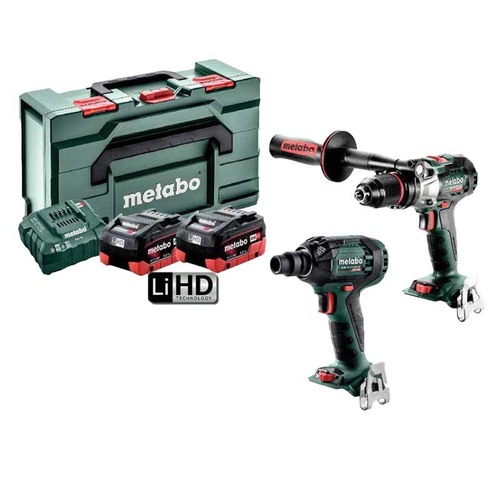 Metabo 18V 4.0Ah Brushless LTX Hammer Drill & Impact Wrench Kit - AU68201740