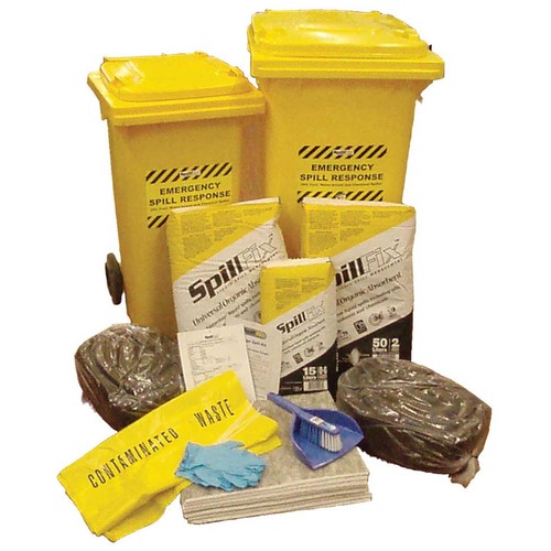 SpillFix FXSKMED 120L Wheelie Bin Spill Kit - Medium