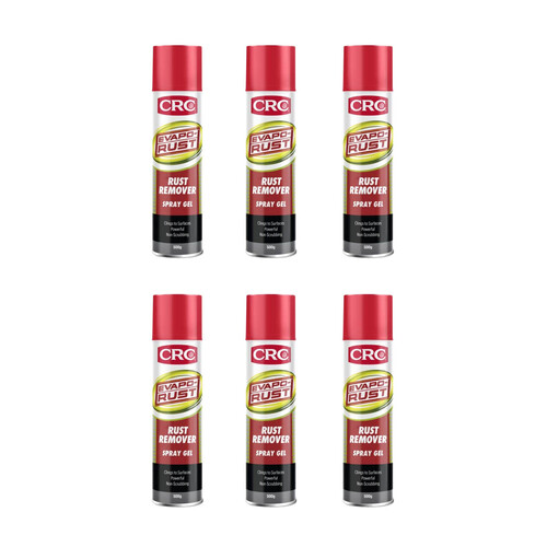 Pack of 6 - CRC Evapo-Rust Spray Gel 500g - 1753336