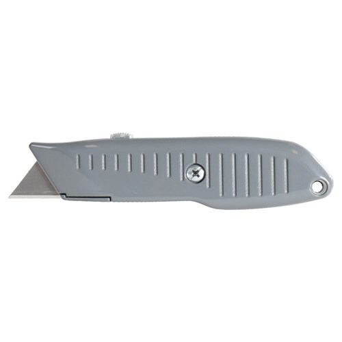 Sterling Ultra Grip Retractable Grey Knife With 3 Blades