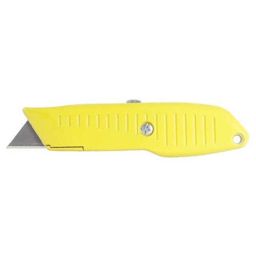 Sterling Ultra Grip Fluro Retractable Knife With 3 Blades