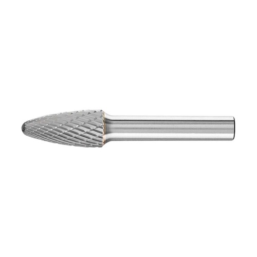 Pferd Tree Radius Burr RBF 15.9 x 25.4mm (5/8 x 1") C3 Plus, 1/4" Shank