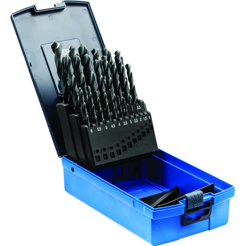Pferd Drill Bit Set HSSG N Steel 1 - 13mm, 25 Pieces - 25203702