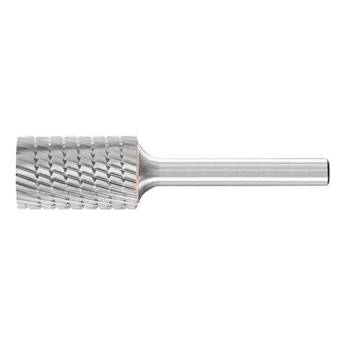 Pferd Cylindrical TC Burr ZYA 16 x 25mm (5/8 x 1") MX NCC, 1/4" Shank