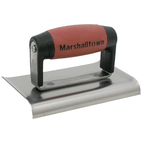 Marshalltown Curved End Hand Edger 152 x 76mm Radius 10mm / Lip 13mm