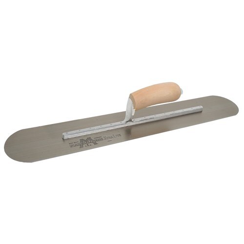 Marshalltown 22 x 4" Pool Trowel With Curved Wood Handle - MTSP22, Pack of 12