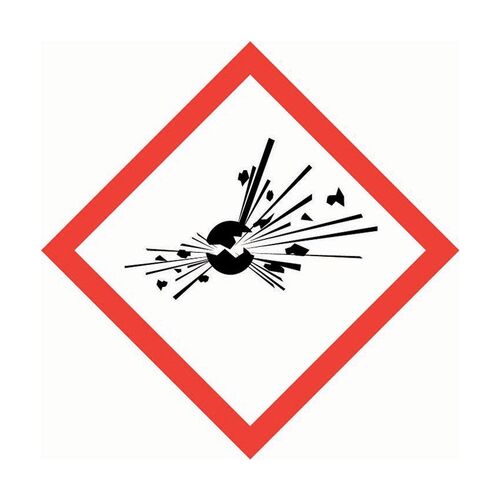 Brady GHS Pictogram Label - Exploding Bomb 15 x 15mm Self Adhesive Vinyl - 500/Pack