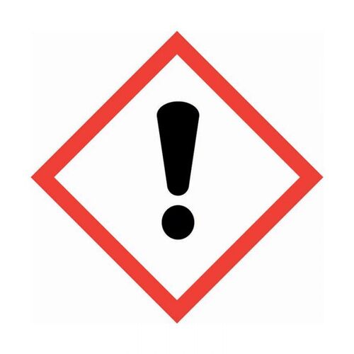 Brady GHS Pictogram Label - Exclamation Mark 100 x 100mm Self Adhesive Vinyl - 250/Pack