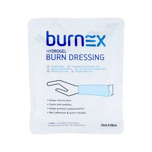 Burnex Hydrogel Burn Dressing 20 x 20cm
