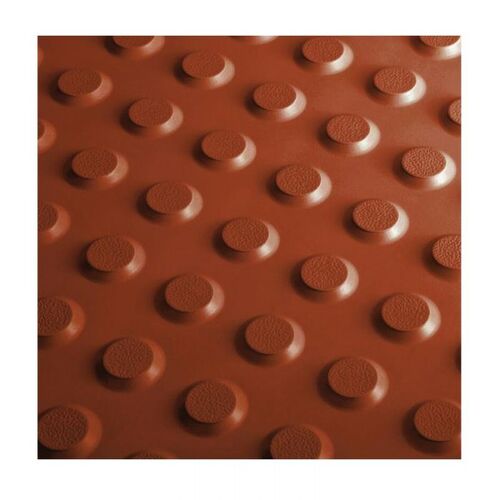 Brady Tactile Indicator Warning Polypad Rubber 300 x 600mm Terracotta