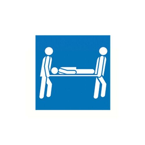 Hospital/Nursing Home Sign - Casualty Symbol 150 x 150mm Polypropylene