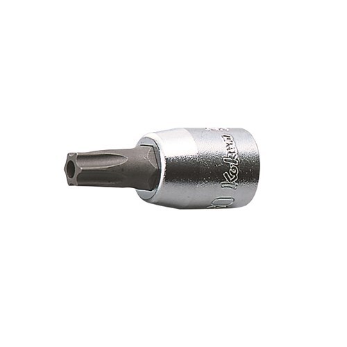 Ko-Ken Tamper Resistant Torx Socket Bit 1/4" Dr x TH10 - KO2025-28TH10