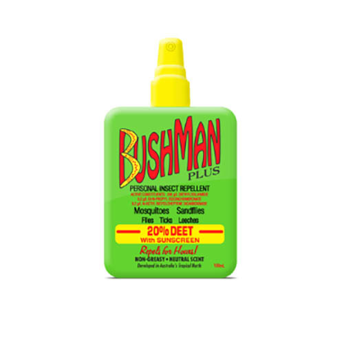 Bushman Plus Personal Insect Repellent Pump Spray 20% Deet 100ml - Carton of 72 (6 Boxes of 12)