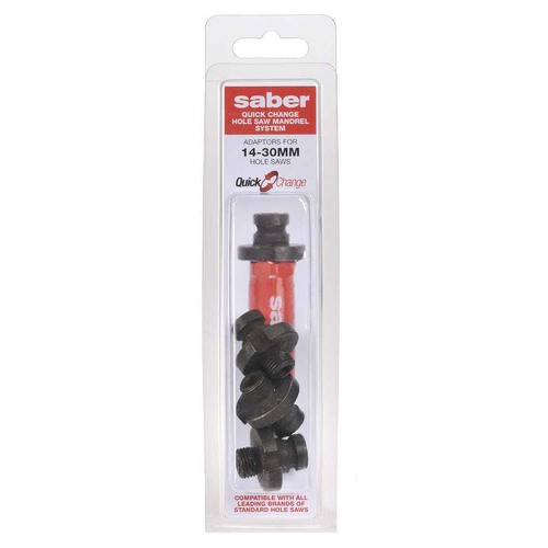 Saber Quick Change Mandrel Adaptors For Small Saw (14 - 30mm) - 8070-QCSA