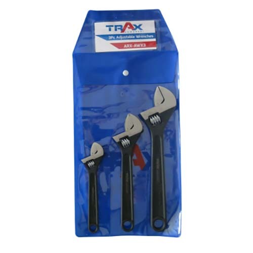 Trax 3pieces Adjustable Wrench Set -  ARX-AWX3