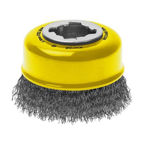 Alpha X-Lock 75 x 0.30mm Crimped Steel Wire Cup Brush