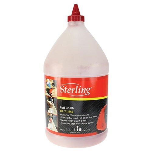 Sterling Chalk Refill Red 2.26kg (5lbs) - CR-RED-5