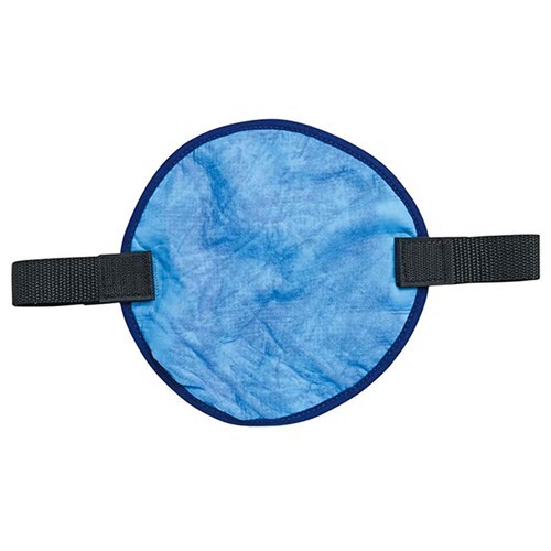 Ergodyne Chill-Its 6715 Evaporative Cooling Hard Hat Pad Blue - Pack of 24