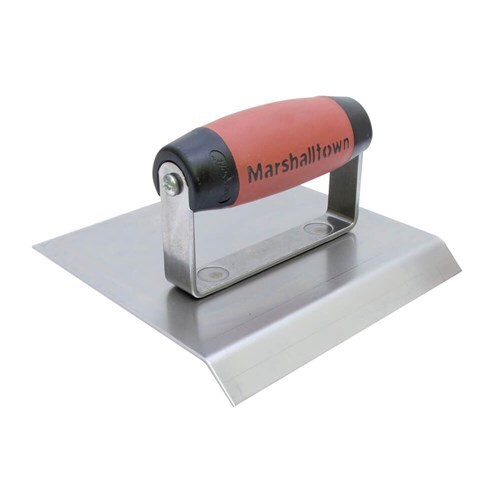 Marshalltown Chamfer Hand Edger 152 x 152mm, Lip 13mm W/ Durasoft Handle