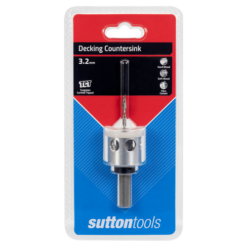Sutton Tools Decking Countersink 3.2mm x 8G HSS
