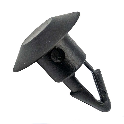 Hansa Retaining Clip Black 24.3 x 31mm Head, 11.5mm Hole - 30/Pack