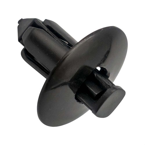 Hansa Push Rivet Gloss Black 19.8 x 22.3mm Head, 8mm Hole - 30/Pack